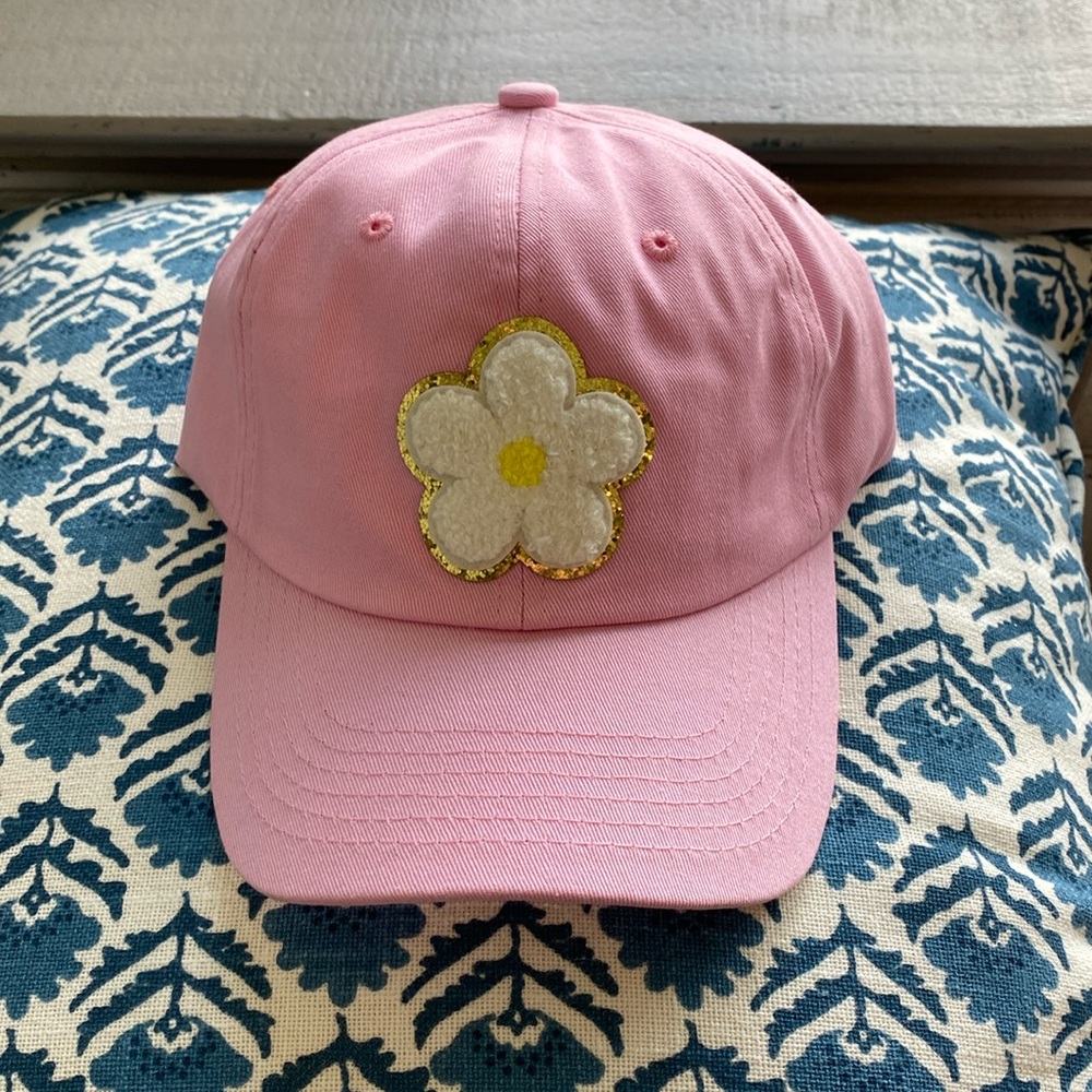 Chenille patch baseball hat